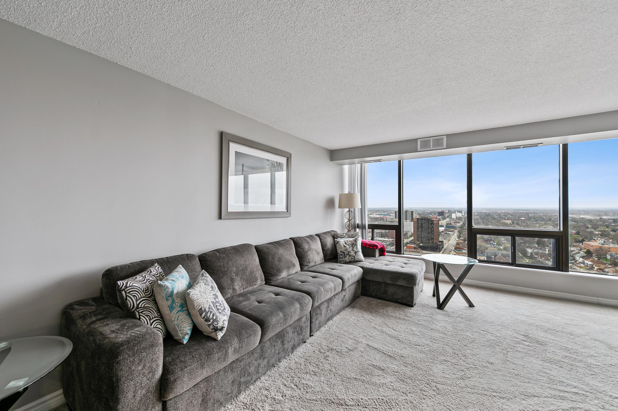 Modern furnished executive rental suite at Emerald Executive Housing